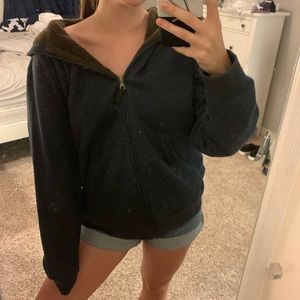 Fleece-Lined Zip-Up Jacket